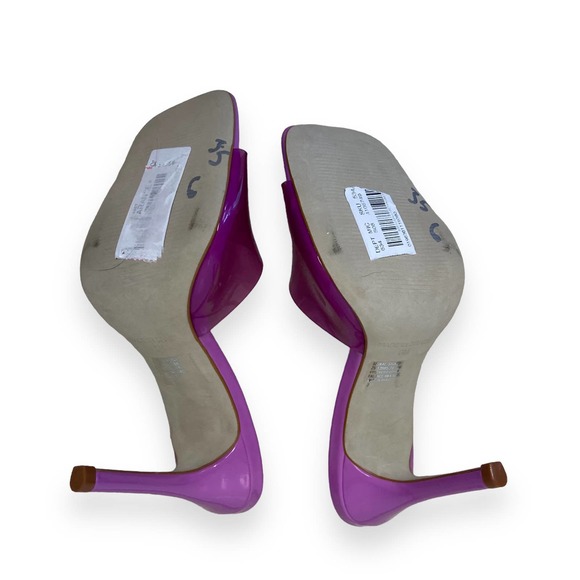 Steve Madden Signal Open Toe Heeled Sandal Clear Lilac - Picture 8 of 8